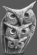 Another Pewter Owl by Clarence