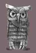 A pewter piece, 3 Owls, by Clarence P. Cameron