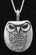 Pewter Owl Pendant, #10PT, $22.50