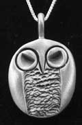 Pewter Owl Pendant, #12PT, $22.50