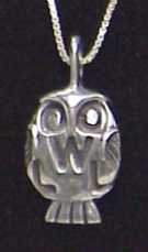 Pewter Owl Pendant, #3PT, $22.50
