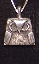 Pewter Owl Pendant, #6PT, $22.50