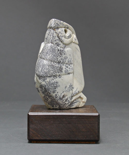 The other side of Soapstone Owl 16F