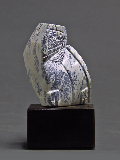 The other side of Soapstone Owl #6F