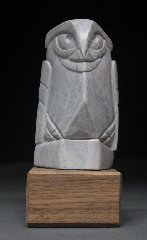 A larger photo of Soapstone Owl #19 by Clarence P. Cameron