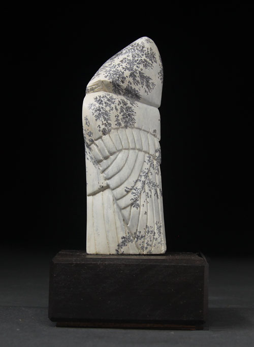A view of the other side of Soapstone Owl #25