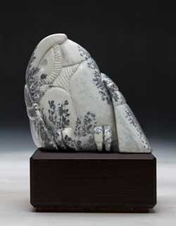 A photo of Soapstone Owl #27L by Clarence Cameron