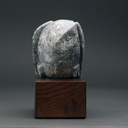 Another view of Soapstone Owl #12F