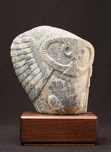 A larger photo of Soapstone Owl #26
