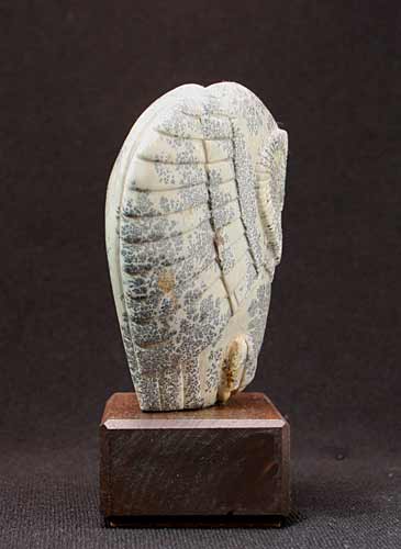 The other side view of Soapstone Owl #26