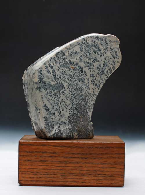 Another view of  Soapstone Owl #5C by Clarence P. Cameron